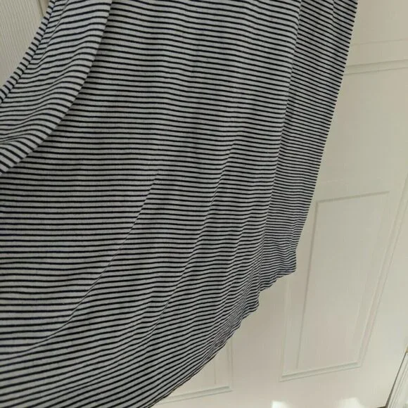 Abercrombie & Fitch Striped Blue Black White Dress - Picture 5 of 8